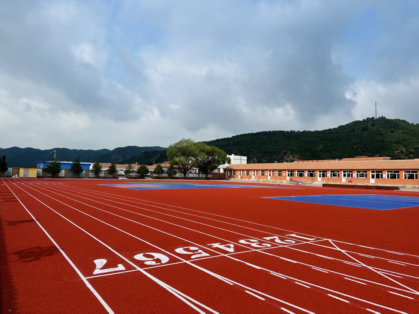 岳阳市自结纹塑胶跑道橡胶跑道 - 厂家